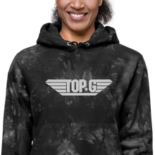 Load image into Gallery viewer, Embroidered "Top G" Champion Tie-Dye Hoodie (2022)
