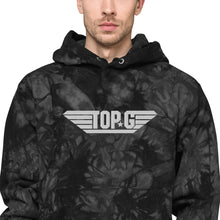 Load image into Gallery viewer, Embroidered "Top G" Champion Tie-Dye Hoodie (2022)