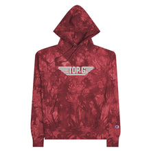 Load image into Gallery viewer, Embroidered "Top G" Champion Tie-Dye Hoodie (2022)