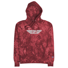 Load image into Gallery viewer, Embroidered "Top G" Champion Tie-Dye Hoodie (2022)