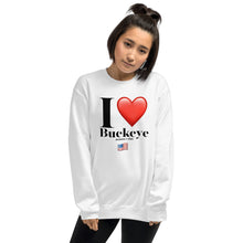 Load image into Gallery viewer, I Heart Buckeye - Unisex Sweatshirt