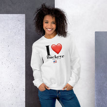 Load image into Gallery viewer, I Heart Buckeye - Unisex Sweatshirt