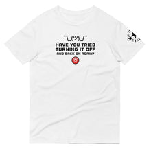 Load image into Gallery viewer, Reboot #ITLife Short-Sleeve Troubleshooting T-Shirt