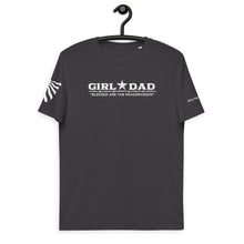Load image into Gallery viewer, girl-dad-blessed-are-the-peacemakers-vtown-designs-dad-and-daughter-hanger-anthracite