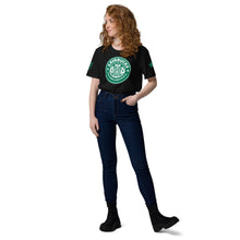 Load image into Gallery viewer, Savebucks-make-coffee-at-home-coffee-co-black-t-shirt-pose-2