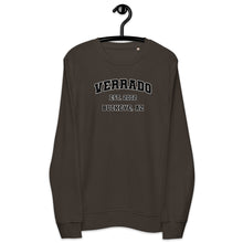 Load image into Gallery viewer, verrado-varsity-sweatshirt-label-charcoal-gray