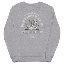 Load image into Gallery viewer, Don't Tread On Me Unisex Organic Sweatshirt (2022)