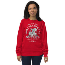 Load image into Gallery viewer, Don't Tread On Me Unisex Organic Sweatshirt (2022)