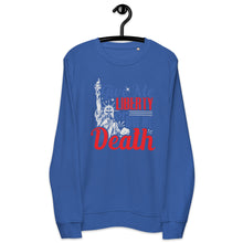 Load image into Gallery viewer, Give Me Liberty Skull Organic Sweatshirt (2022)