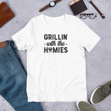 Load image into Gallery viewer, Grillin' with the Homies - Short-Sleeve Unisex T-Shirt