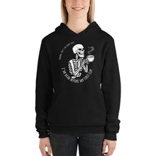 Load image into Gallery viewer, Dead Cup by Vtown Designs on a Bella + Canvas Hoodie (2022)