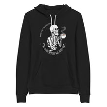 Load image into Gallery viewer, Dead Cup by Vtown Designs on a Bella + Canvas Hoodie (2022)