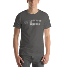 Load image into Gallery viewer, LazyDaze on a Unisex Staple T-Shirt - Bella + Canvas 3001