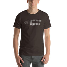 Load image into Gallery viewer, LazyDaze on a Unisex Staple T-Shirt - Bella + Canvas 3001