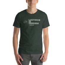 Load image into Gallery viewer, LazyDaze on a Unisex Staple T-Shirt - Bella + Canvas 3001