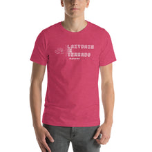 Load image into Gallery viewer, LazyDaze on a Unisex Staple T-Shirt - Bella + Canvas 3001