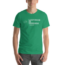 Load image into Gallery viewer, LazyDaze on a Unisex Staple T-Shirt - Bella + Canvas 3001