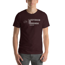 Load image into Gallery viewer, LazyDaze on a Unisex Staple T-Shirt - Bella + Canvas 3001