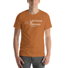 Load image into Gallery viewer, LazyDaze on a Unisex Staple T-Shirt - Bella + Canvas 3001
