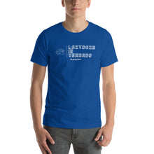 Load image into Gallery viewer, LazyDaze on a Unisex Staple T-Shirt - Bella + Canvas 3001