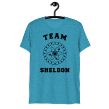 Load image into Gallery viewer, Team Sheldon Bazinga T-Shirt for Fans of The Big Bang Theory front