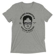 Load image into Gallery viewer, Dwight Schrute's Fitness Proclamation - Tri-Blend Workout Shirt for 'The Office' Enthusiasts