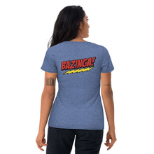 Load image into Gallery viewer, Team Sheldon Bazinga T-Shirt for Fans of The Big Bang Theory Bazinga back of T-Shirt