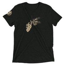 Load image into Gallery viewer, unisex-tri-blend-t-shirt-charcoal-black-triblend-front-63f28f3a9d8d1