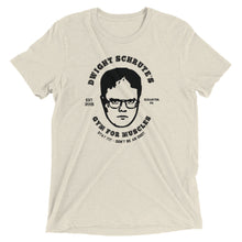 Load image into Gallery viewer, Dwight Schrute's Fitness Proclamation - Tri-Blend Workout Shirt for 'The Office' Enthusiasts