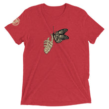 Load image into Gallery viewer, unisex-tri-blend-t-shirt-red-triblend-front-63f28f3a9e27d