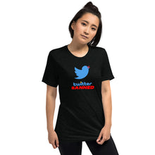 Load image into Gallery viewer, #iykyk Collection • Twitter Banned • Short sleeve Tee (DRK)
