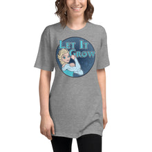 Load image into Gallery viewer, #ThingsWeLove "Let It Grow" Unisex Tri-Blend Track Shirt