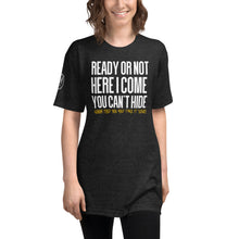 Load image into Gallery viewer, Lyrical Collection - Ready or Not! Unisex Tri-Blend Track Shirt