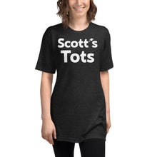 Load image into Gallery viewer, Things We Love "Scott's Tots" Unisex Tri-Blend Track Shirt