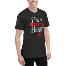 Load image into Gallery viewer, The Lyrical Collection - I'm A Mutha F**kin Beast! - Unisex Tri-Blend Track Shirt