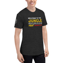 Load image into Gallery viewer, Lyrical Collection - Welcome to the Jungle! Unisex Tri-Blend Track Shirt
