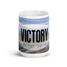 Load image into Gallery viewer, Victory "View from Top" - White glossy mug