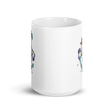 Load image into Gallery viewer, Dad Tattoo Style White glossy mug