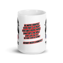 Load image into Gallery viewer, V-Town America #Momlife White glossy mug
