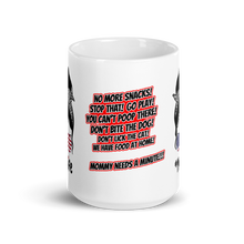 Load image into Gallery viewer, V-Town America #Momlife White glossy mug