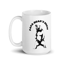 Load image into Gallery viewer, Papa Bear's Brew White glossy mug