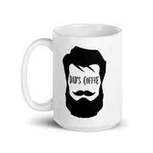 Load image into Gallery viewer, Bearded Dad White glossy mug
