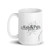 Load image into Gallery viewer, Kids & Pets Ruin Your S**t! - White glossy mug