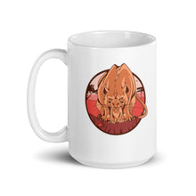 Load image into Gallery viewer, #MothersLove Lioness White glossy mug