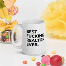 Load image into Gallery viewer, Best Fucking Realtor Ever White glossy mug (2022)