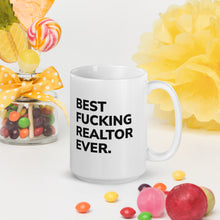Load image into Gallery viewer, Best Fucking Realtor Ever White glossy mug (2022)