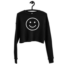 Load image into Gallery viewer, Smiley Face Crop Sweatshirt