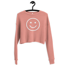 Load image into Gallery viewer, Smiley Face Crop Sweatshirt