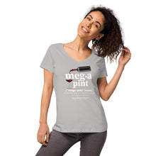 Load image into Gallery viewer, Megapint - Women’s fitted v-neck t-shirt