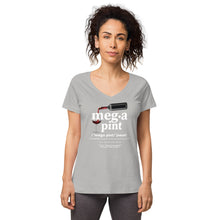 Load image into Gallery viewer, Megapint - Women’s fitted v-neck t-shirt